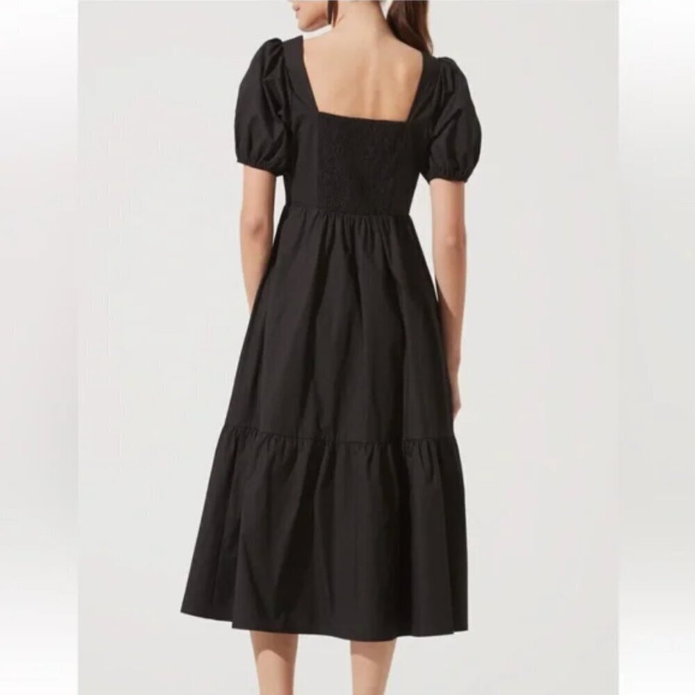 ASTR The Label Puff Sleeve Dress in Black, Size Small - Picture 2 of 11